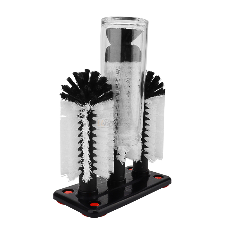 Water Bottle Cleaning Brush Glass Cup Washer with Suction Base