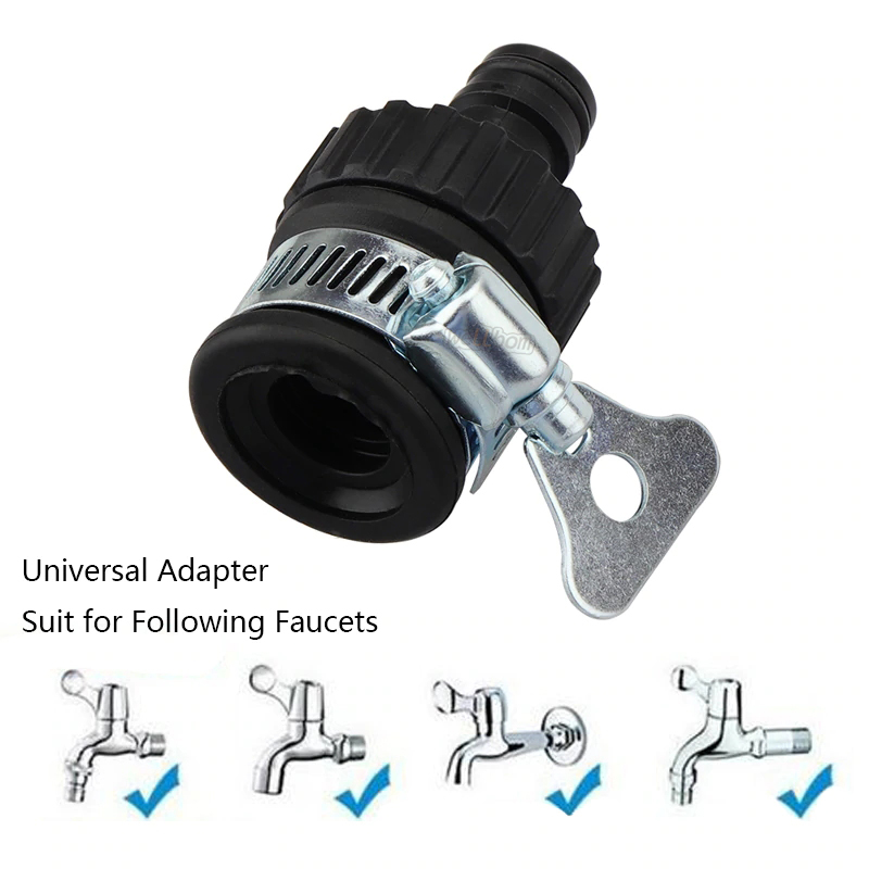 Durable Universal Water Faucet Adapter Plastic Hose Fitting Hose ...